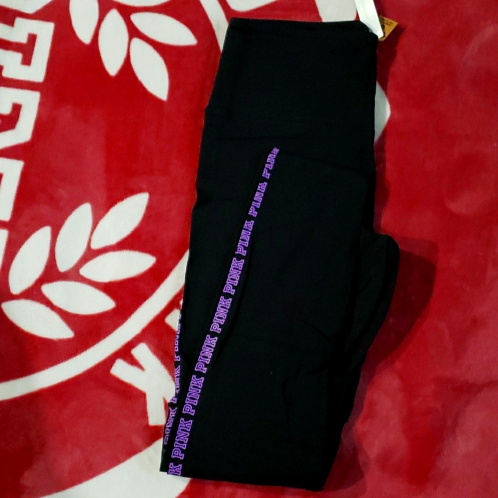 VS PINK HIGH WAISTED COTTON LEGGING NIP